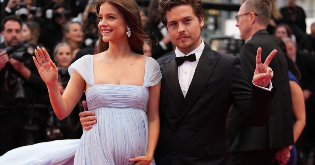 Barbara Palvin’s baby bump premieres at Cannes. Model and Dylan Sprouse are expecting first child together