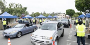 L.A. food giveaway draws thousands — and runs out of supplies — amid surging inflation