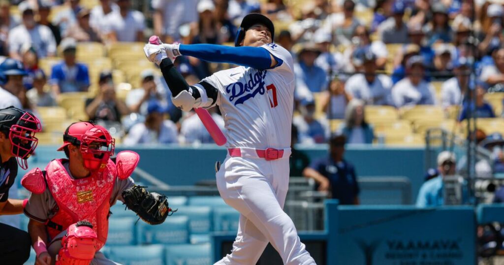 Dodgers muster only two hits, drop series to MLB-leading Braves
