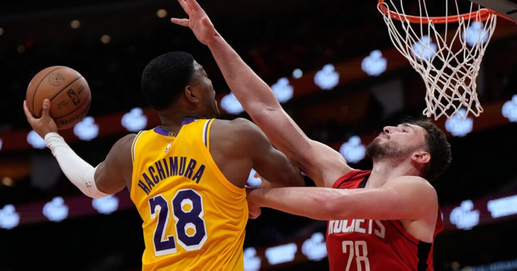 LeBron James leads Lakers’ rout of Rockets to close out series