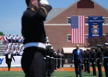 Trump tells Coast Guard graduates they will ‘be tested’ in their military careers