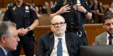 Judge declares mistrial in Harvey Weinstein’s rape retrial after jury deadlocked