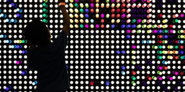 At SoCal newest children’s museum, kids can dig for mammoth bones or face a giant Lite-Brite