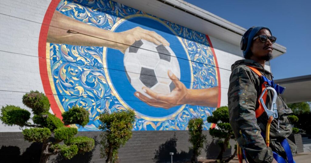 Artists, community come together to welcome World Cup to Inglewood with murals and more