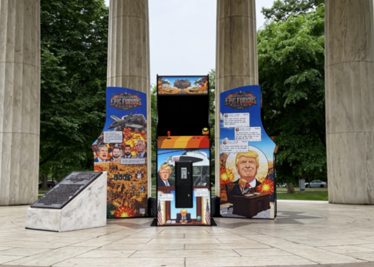 You can order a Diet Coke or bomb Iran in latest anti-Trump protest art