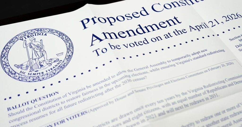 Democrats ask the Supreme Court to halt a Virginia ruling blocking new congressional districts