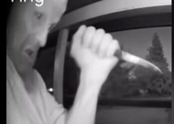 Ring camera footage shows knife-wielding man acting erratically before arrest in Sacramento