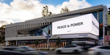 Billboards celebrating peace will arrive in L.A. as part of the Broad’s Yoko Ono exhibit