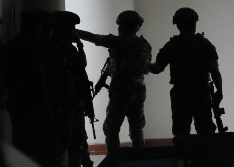 Gunfire breaks out in Philippine Senate where authorities have tried to arrest a senator
