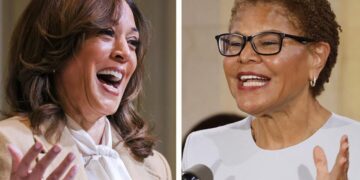 Kamala Harris endorses L.A. Mayor Karen Bass for reelection