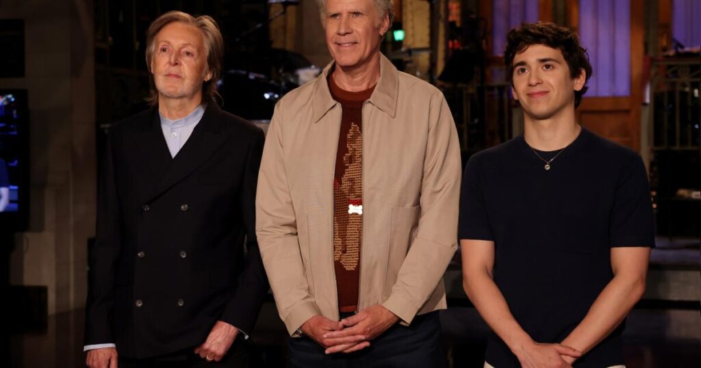 Will Ferrell closes ‘SNL’ season with Paul McCartney and doppelganger Chad Smith