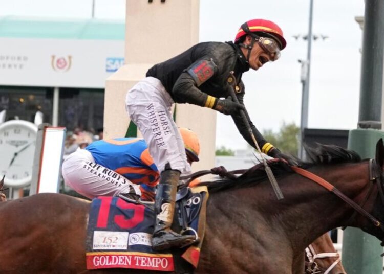 Golden Tempo rally makes Cherie DeVaux first female trainer to win Kentucky Derby