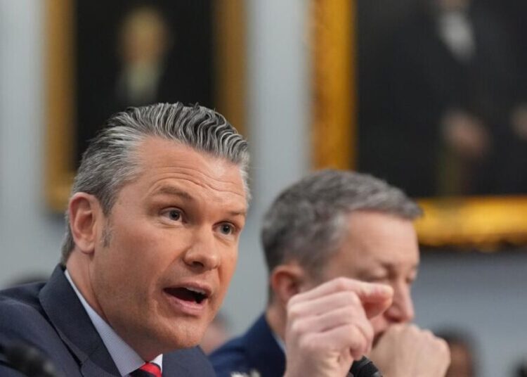Hegseth faces bipartisan grilling about weapons drawdown during the Iran war