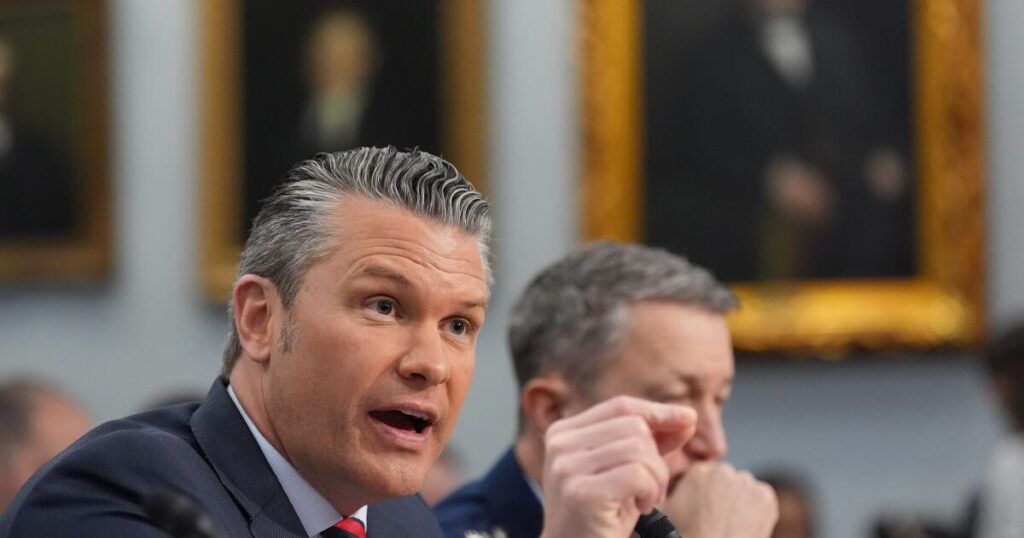 Hegseth faces bipartisan grilling about weapons drawdown during the Iran war