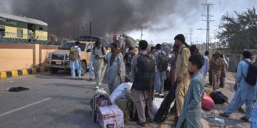 Suicide bombing near railway track in Pakistan kills at least 23