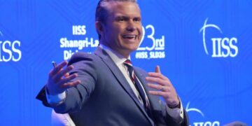 Hegseth tones down warnings about China but says U.S. remains committed to Pacific security
