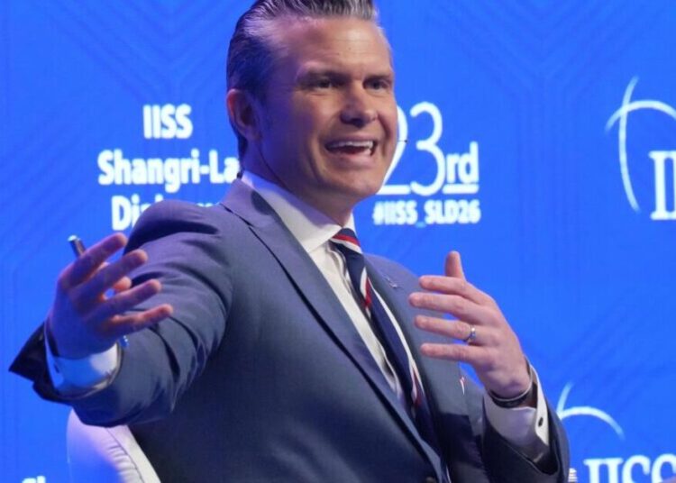 Hegseth tones down warnings about China but says U.S. remains committed to Pacific security