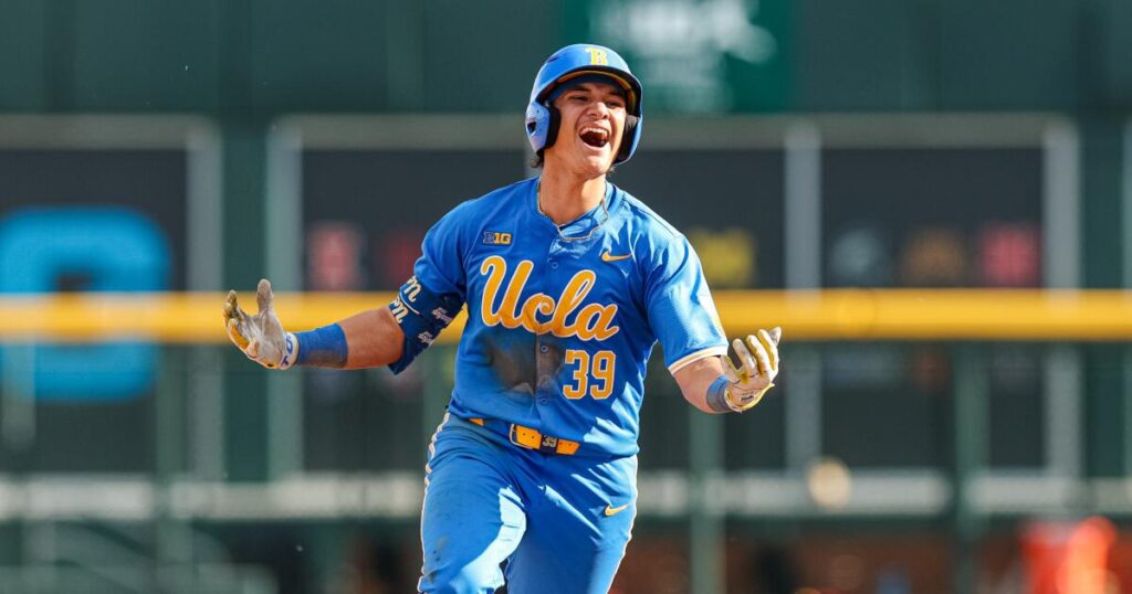 UCLA’s Mulivai Levu hits walk-off homer to beat USC, advance to Big Ten title game