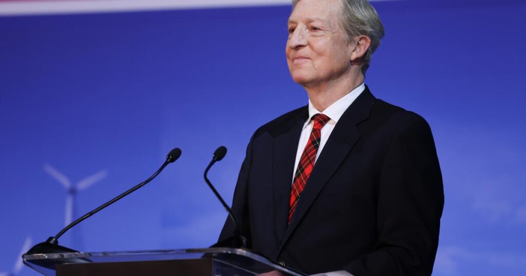 Tom Steyer tries to sell voters on his own personal change