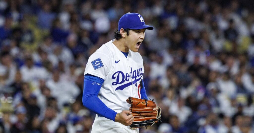 Shohei Ohtani holds Giants scoreless, Dodgers’ bats heat up to snap losing streak