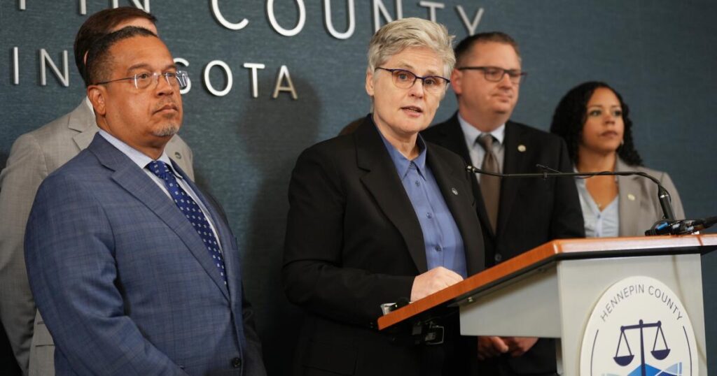 Minnesota county charges ICE officer in nonfatal shooting during Trump’s immigration crackdown