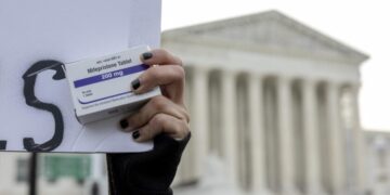 Supreme Court, in 7-2 vote, upholds abortion pills sent by mail, for now