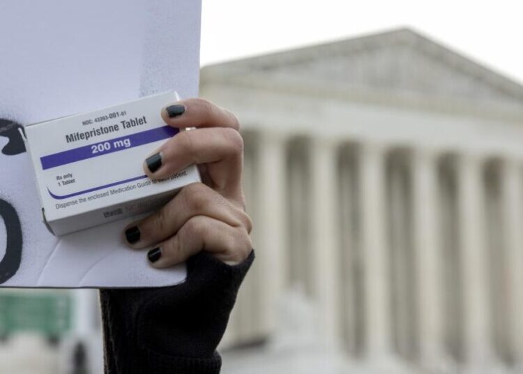 Supreme Court, in 7-2 vote, upholds abortion pills sent by mail, for now