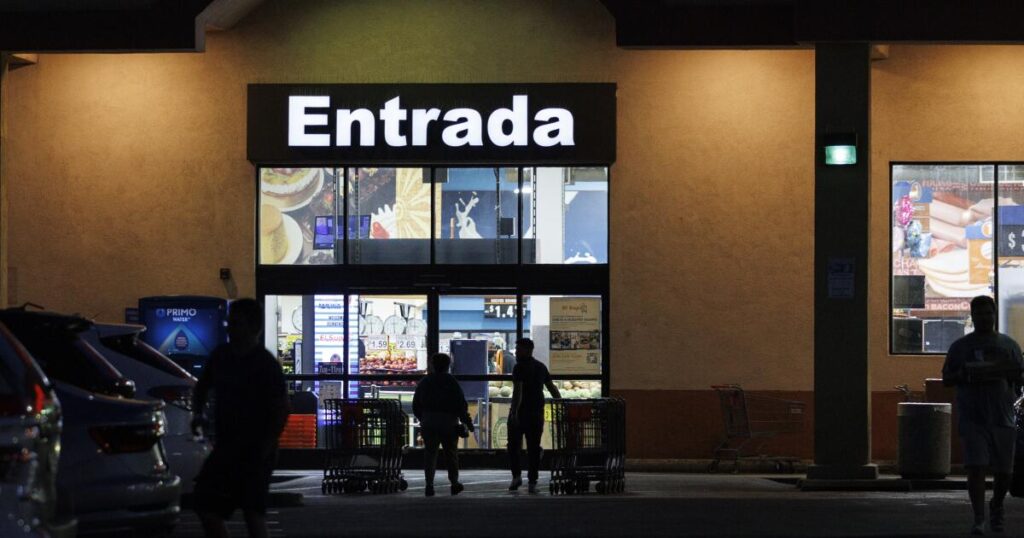 ‘I can’t be an ICE-free zone’: Fear still shadows the aisles of L.A.’s Latino shopping centers