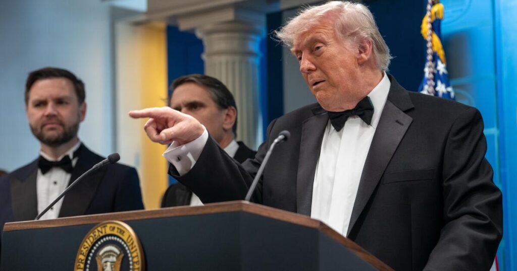 Trump’s priorities are revenge and posing