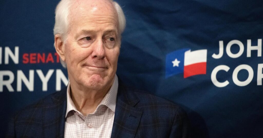 Cornyn tries to hold on to Texas Senate seat in runoff with Paxton, the latest test of Trump’s power