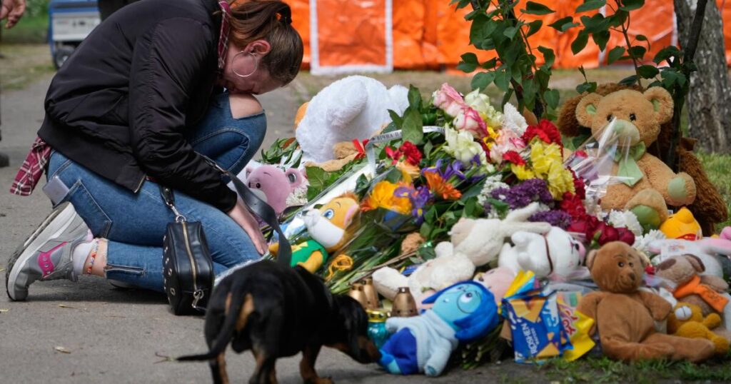 Kyiv mourns as death toll from Russian attack in the Ukrainian capital rises to 24