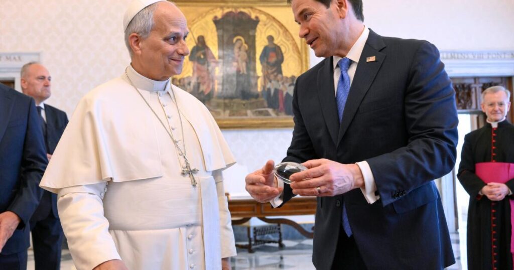 Vatican and State Department stress solid ties after Rubio’s fence-mending visit over Trump attacks