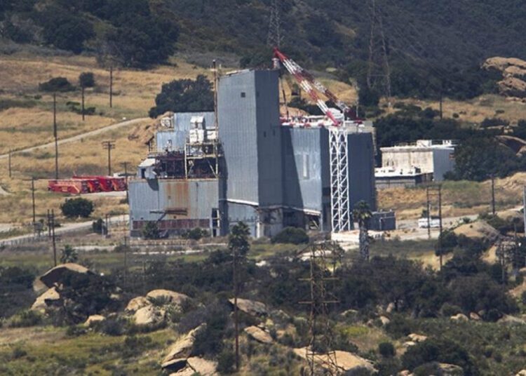 Sandy fire burns near former nuclear test site, triggering air monitoring efforts