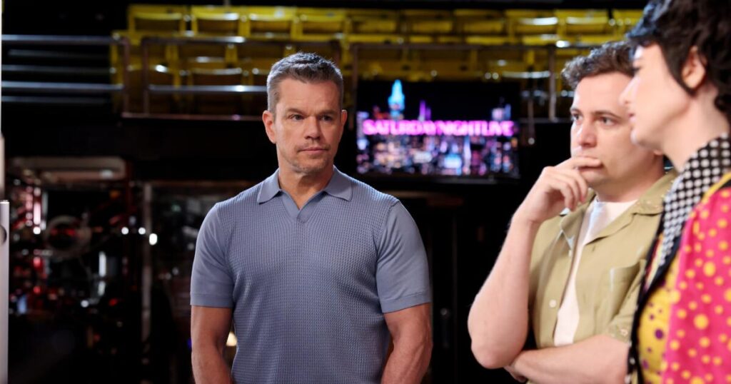 Matt Damon returns as Brett Kavanaugh on ‘SNL’ and gives moms a Mother’s Day gift