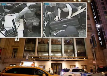 Crazy video shows mob ransack NYC Scientology church as 3 busted for possible social media stunt