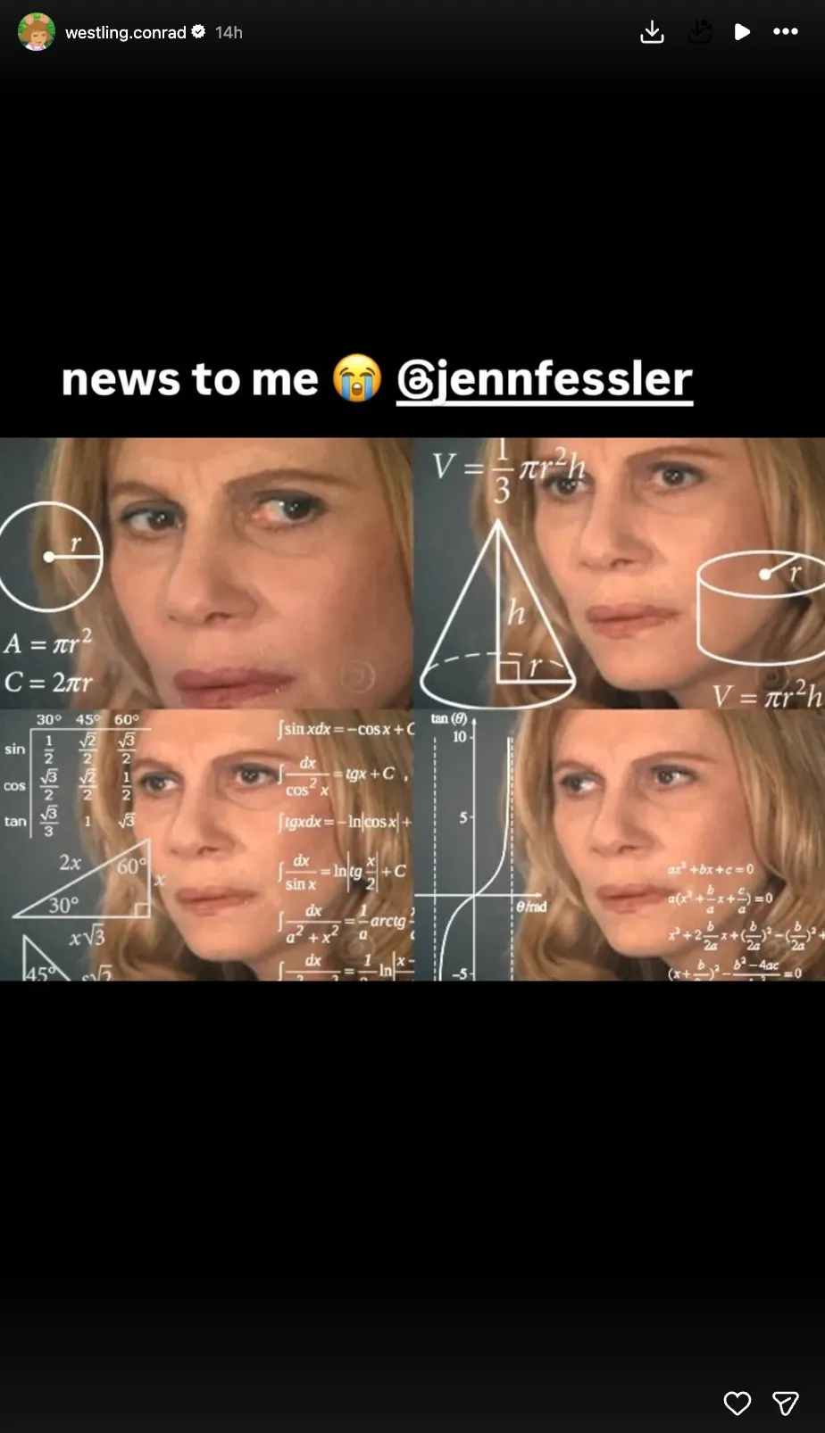 Illustration of a woman looking confused surrounded by math equations, with the text 