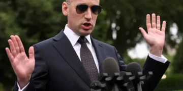 Internet erupts at Stephen Miller’s wild claim about Trump slush fund: ‘Textbook fascism’