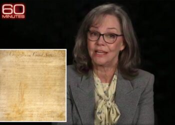 Hollywood icon Sally Field reminds a fractured nation of the brilliance of the Constitution