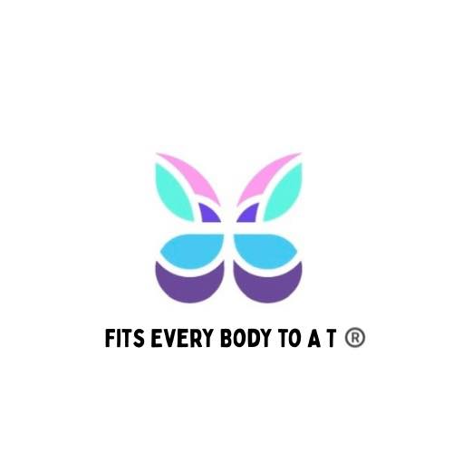 Illustration of the T Suit logo, featuring a butterfly in shades of pink, teal, light blue, and purple, with the text 