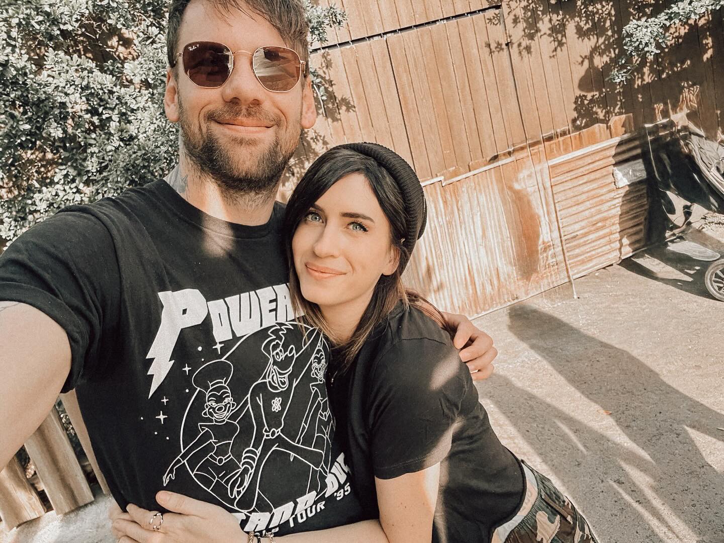 Fleur and Caleb Shomo posing for a photo.