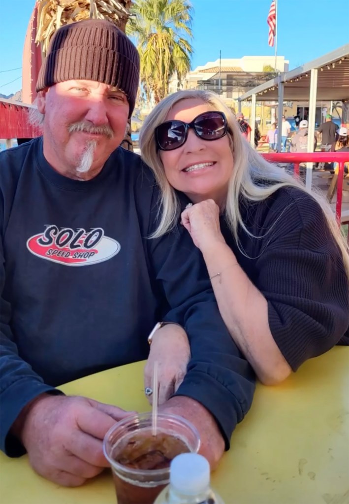 Darrell Sheets and his ex-wife Kimber smiling for a photo.