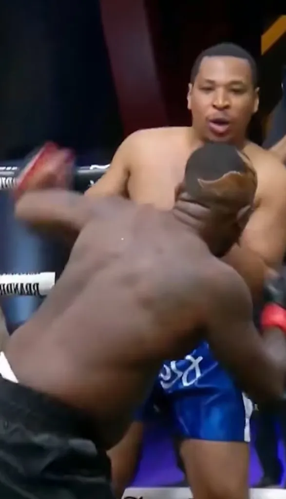 Ray J getting knocked out in a fight against Adin Ross.