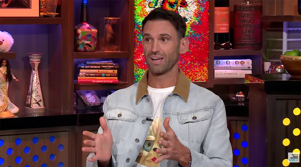 Carl Radke from Summer House on Watch What Happens Live.