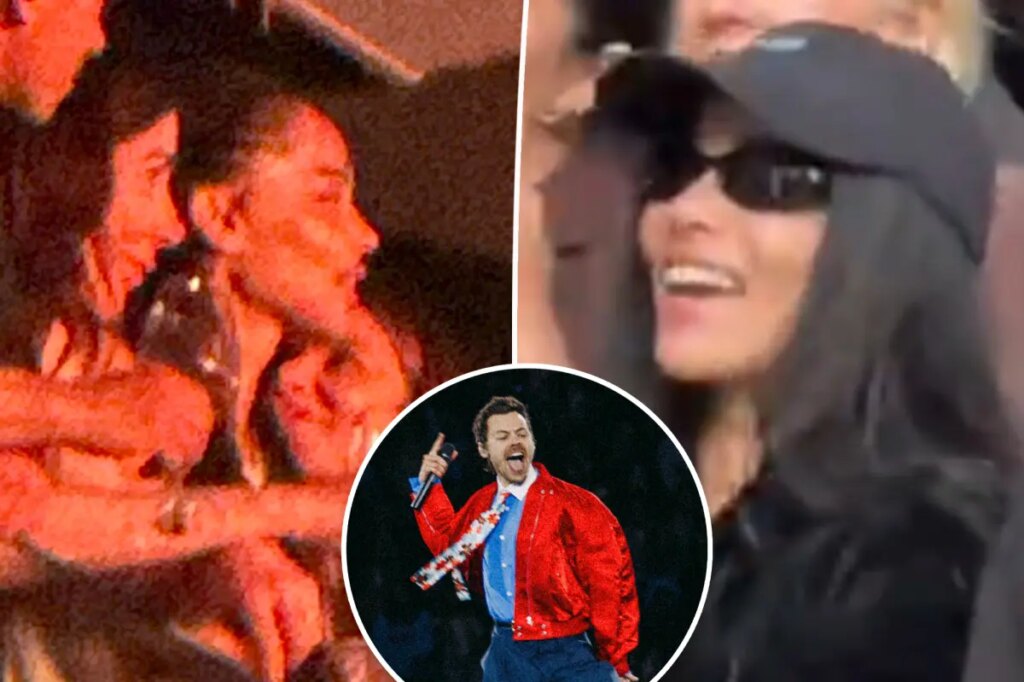 Zoë Kravitz puts engagement ring on display while dancing at fiancé Harry Styles’ Amsterdam concert