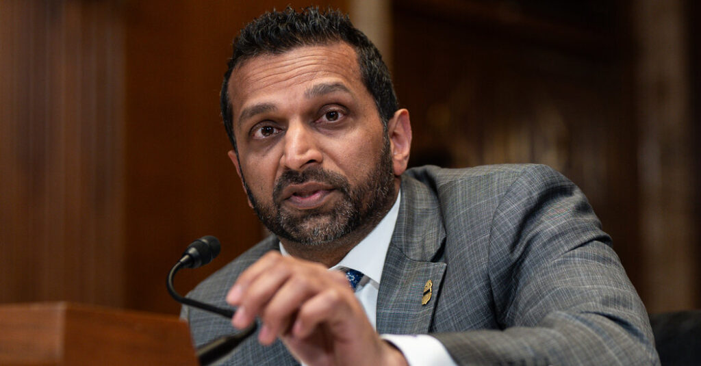 Kash Patel Keeps Suing the Press