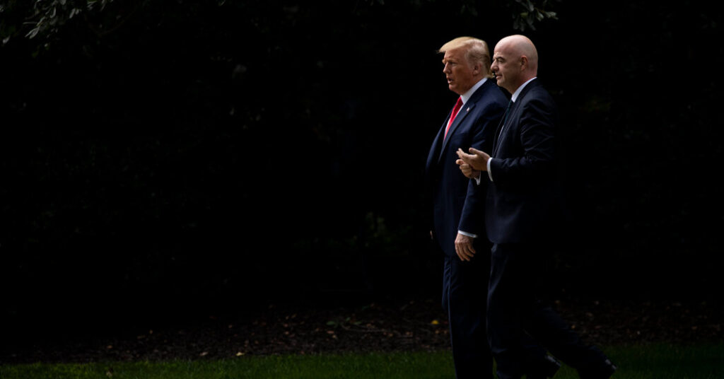 A Yearslong Effort to Woo Trump Culminates With the World Cup