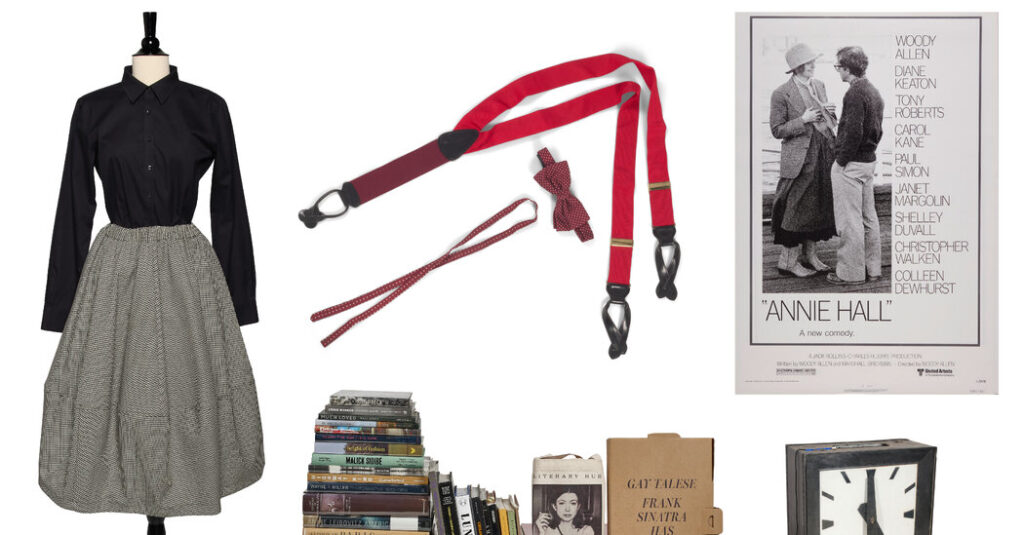 At Diane Keaton’s Estate Auction, Colorful Trims, ‘Annie Hall’ and More