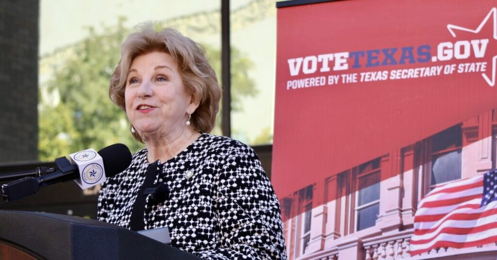 Top Texas Election Official to Resign, Months Before General Contest