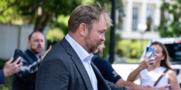 Graham Platner Meets With Senate Democrats Amid Texting Scandal