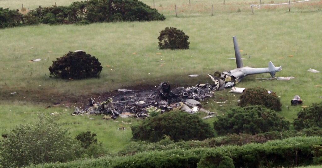Navy Helicopter Crash Kills Three in Britain
